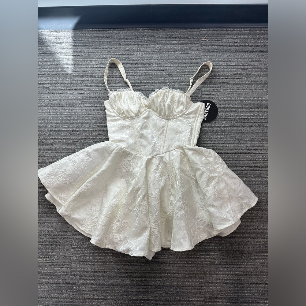 Brand new with tags! EMELIE PLAYSUIT - IVORY mini dress from baby boo